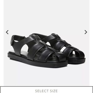 Vince Rava Fisherman Leather Sandal NWOT 8.5